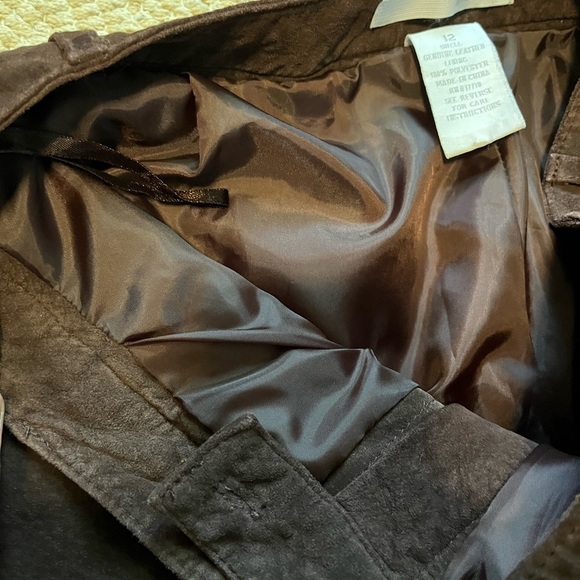 Vintage Marshall Fields suede pants - Picture 5 of 9